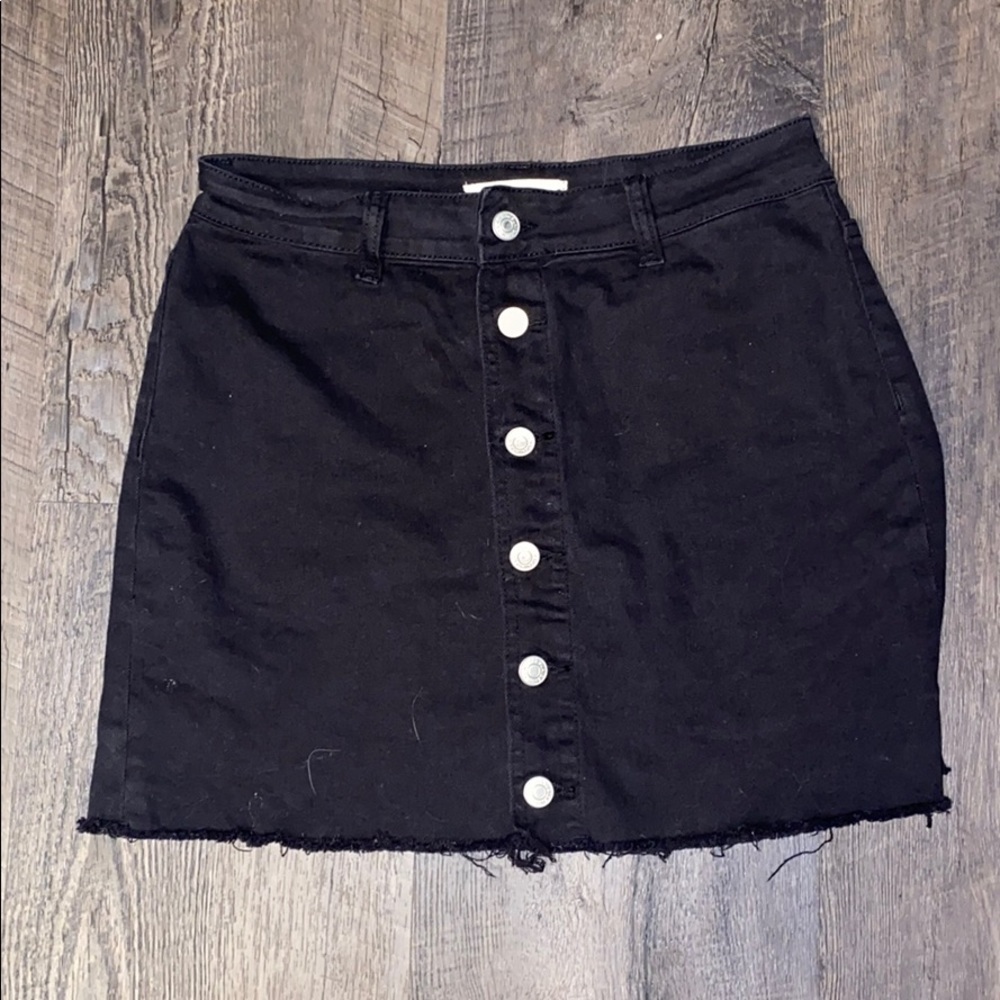 Pacsun black denim mini skirt✨